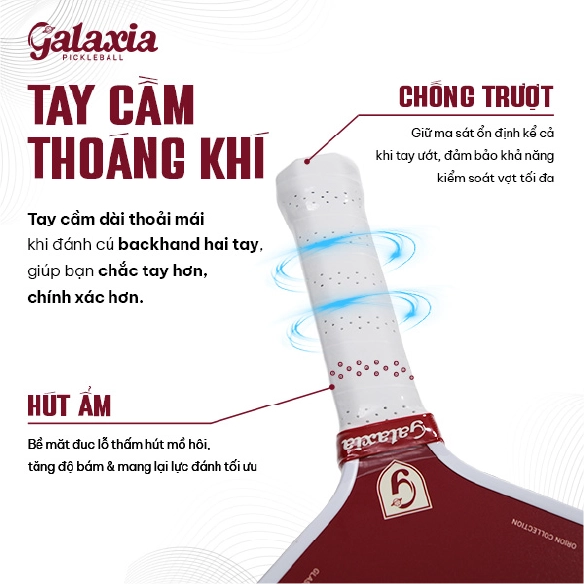 Vợt Pickleball Galaxia Orion Series 14mm-16mm